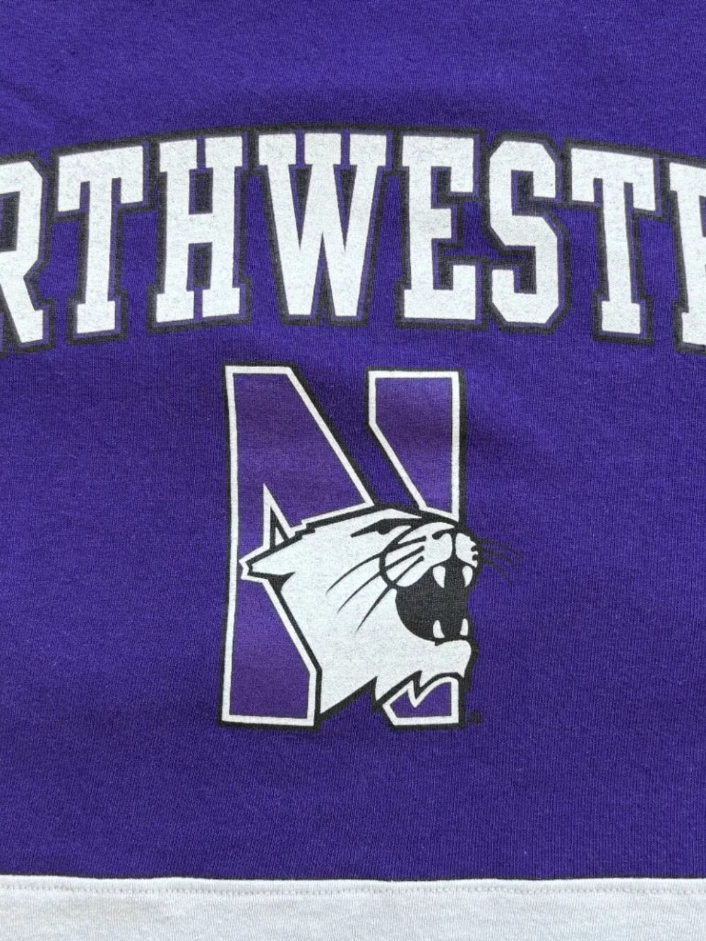 Northwestern University Wildcats Handmade reworked 16